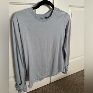 Grey-blue Athleta Girl long sleeve